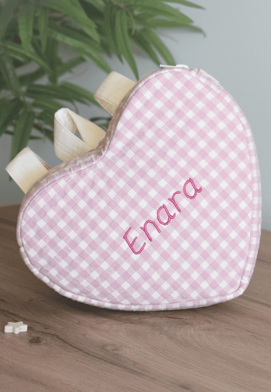 Mochila de corazón para niña