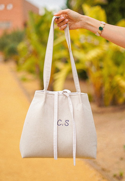 Bolso Arena Vichy personalizado para mujer