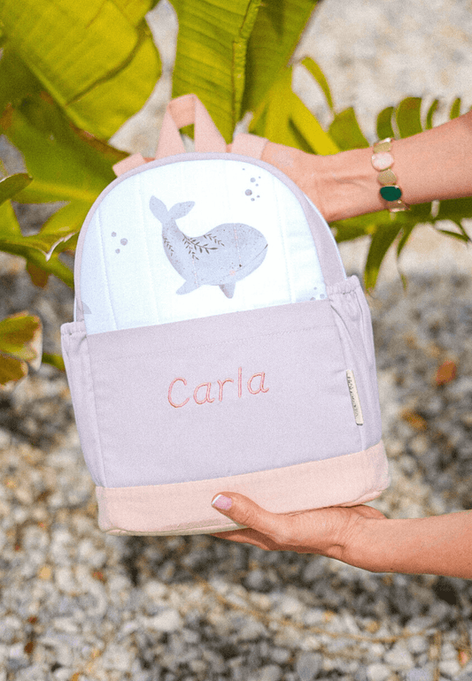 Mochila para niña Dulces ballenas